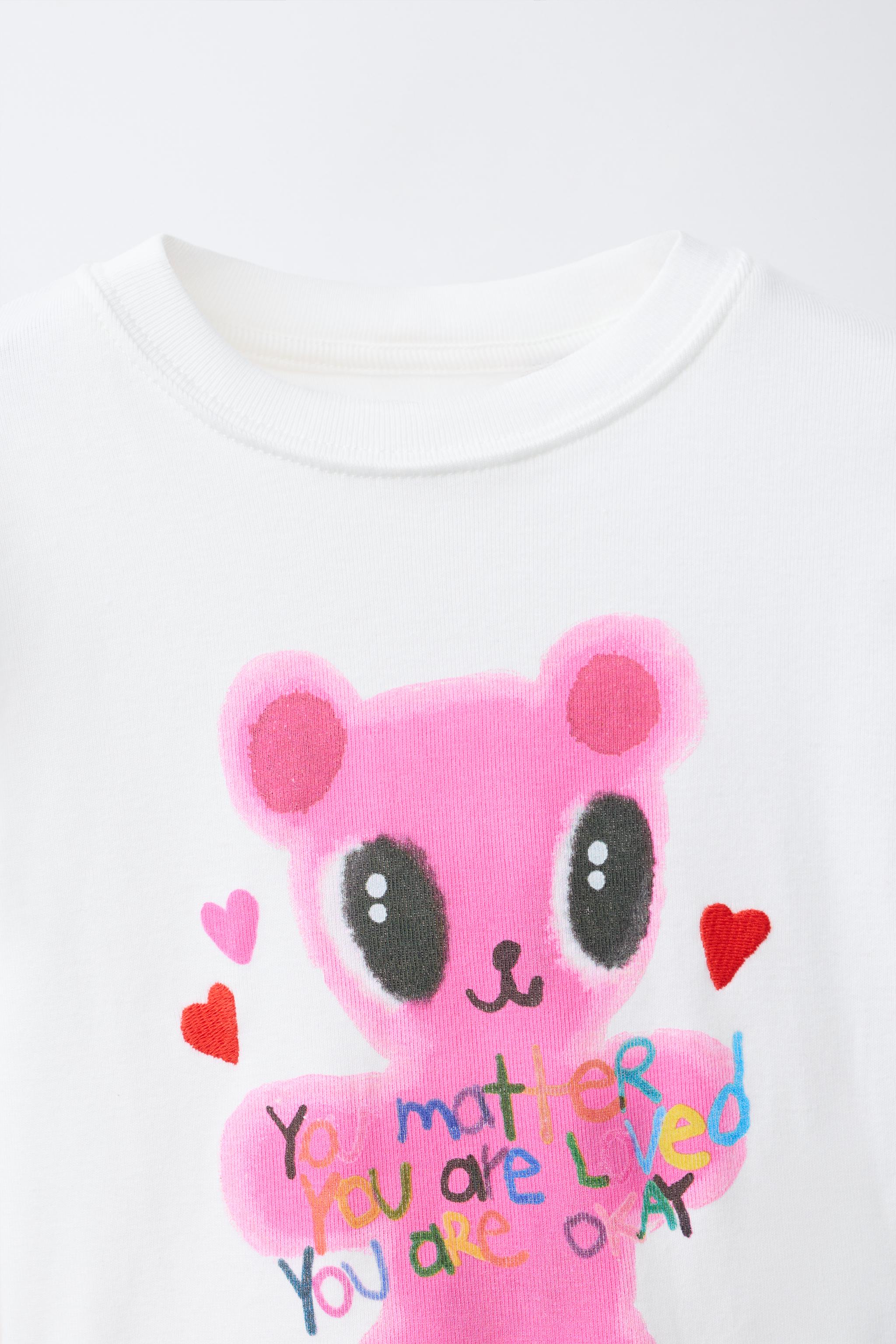 BEAR PRINT T-SHIRT